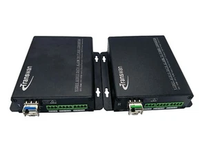 Serial to Fiber Converter Bidi (1 x RS 232+ 4 x RS 485) over 20Km SM Fiber w/SFP - Picture 1 of 6