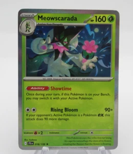 Meowscarada 018/159 Holo Rare Pokemon Journey Together HP 160 FREE SHIPPING - Picture 1 of 2