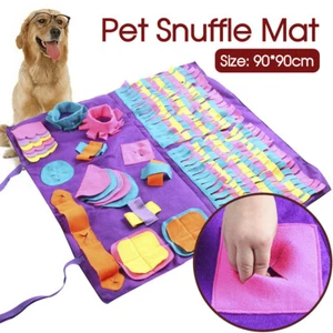 Dog Pet Nose Training Sniffing Pad Toys Blanket Game Feeding Cushion Snuffle Mat - Picture 1 of 10
