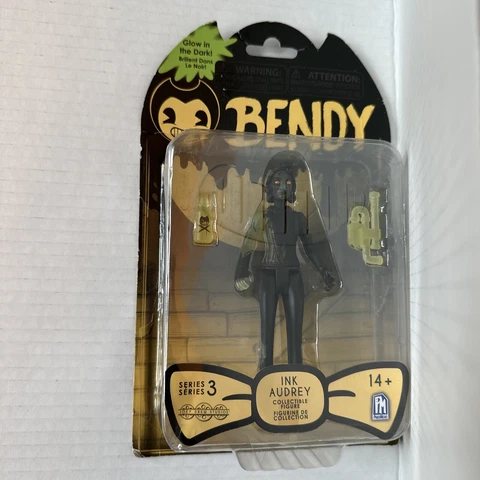 INK AUDREY Series 3 DARK REVIVAL Bendy Ink Machine 5" GLOW-IN-DARK Figure Cover