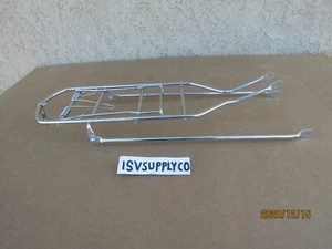 NEW CHROME BICYCLE CARRIER FOR MOUNTAIN BIKE, ROAD BIKE, CRUISER, ETC - Picture 1 of 4