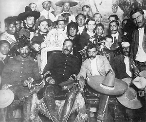 Pancho Villa And Zapata Palace POSTER 24 X 36 INCH Mexico History Revolution - Picture 1 of 1