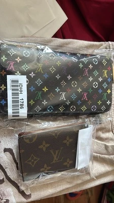 Louis Vuitton Monogram Multicolore Takashi Murakami Zippy Wallet – Black - Image 1 of 2
