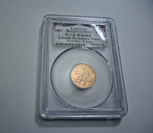 2009 PCGS MS65RD Lincoln Formative Years First Day Issue Cent - Picture 1 of 5