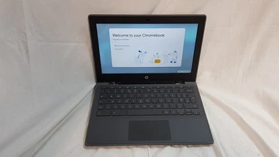 HP Chromebook 11A G8 EE 11.6" Laptop AMD A4-9120C RADEON R4 4GB - Image 1 of 4