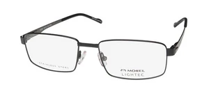 NEW LIGHTEC 30298S EYEGLASSES MENS FULL-RIM METAL & PLASTIC SP09 RECTANGULAR - Picture 1 of 8