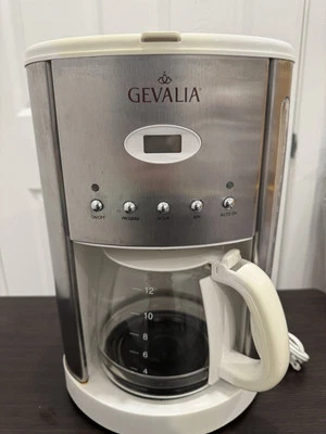 Gevalia Stainless Steel White 12 Cup CM 500 Coffee Maker - Image 1 of 4