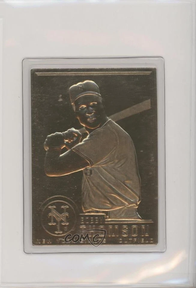 1995-2010 Danbury Mint 22K Gold Bobby Thomson #77 - Image 1 of 2