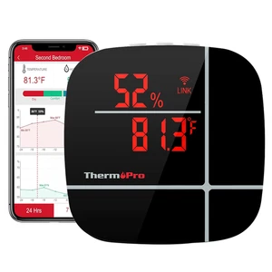 ThermoPro TP90 Smart Wireless Indoor Igrometro Termometro Misuratore con Avviso - Foto 1 di 7