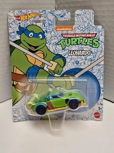 2022 Hot Wheels Character Cars Teenage Mutant Ninja Turtles Leonardo Mattel New - Picture 1 of 4