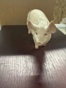 Vintage RARO Beswick dipinto a mano maiali fattoria animali Inghilterra - Foto 1 di 7