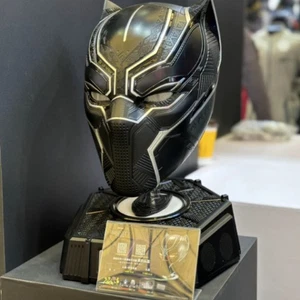 Helm Bluetooth Lautsprecher Basis Schwarz Panther Marvel Comics Cosplay Neu Geschenk Männer - Bild 1 von 9