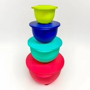 Tupperware Impressions Cuencos Anidación Clásicos con Tapas, Juego de 4-4.3 2.5 1.3 550 - Imagen 1 de 11