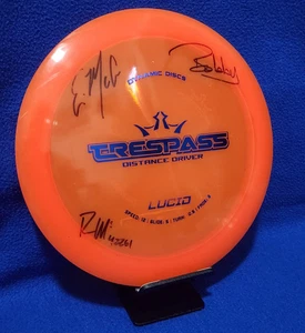 Dynamic Discs Trespass Lucid SIGNIERT Eric McCabe Bobby Brown Robert McCall - Bild 1 von 2