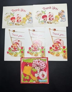 Tarjetas postales y folletos de agradecimiento Strawberry Shortcake de colección y folleto - Imagen 1 de 9