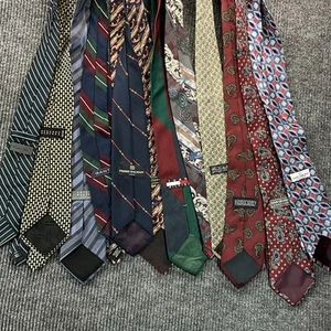 Lot of 12 Vintage Men’s Ties Designer Silk Mixed Patterns 90s Y2K Tommy Pierre - Picture 1 of 18