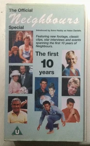 Neighbours - The First 10 Years. Official Special. Intro by Anne Haddy (VHS PAL) - Picture 1 of 1