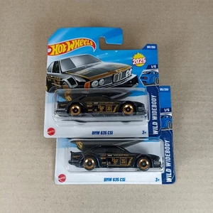 Lote de 2 tarjetas cortas negras Hot Wheels BMW 635 CSi 2025 - Imagen 1 de 3