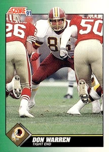 1991 Score #276 Don Warren - Picture 1 of 2