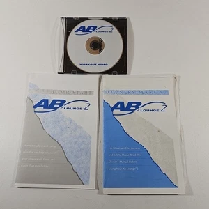 AB Lounge 2 Manual. Jump Start & Workout Video - Picture 1 of 1
