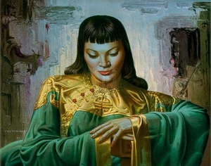 Goleta Vladimir Tretchikoff Dama de Oriente - Imagen 1 de 1