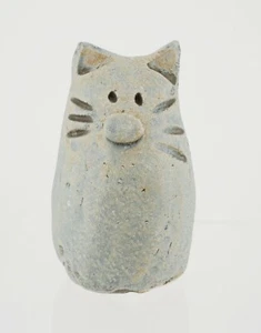 Comical Scandinavian Studio Pottery Finland Cat Figurine by Paivi Wilander - Foto 1 di 4
