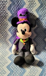 Disney Mickey Mouse Halloween Drácula Vampiro Murciélago Capa 11" Peluche Just Play - Imagen 1 de 2