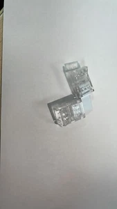 L Form Verbinderleiste zu Streifen für 10 mm Breite LED COB Streifen transparent - Bild 1 von 6