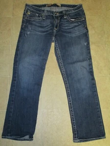  Women’s Big Star Jeans Size 30 Rikki Crop Low Rise Inseam 25 stretch - Picture 1 of 3