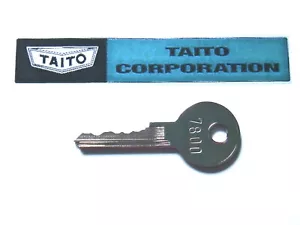 TAITO KEY #7800 -Suits Arcade Cabinet Upright & Tabletop Locks -Free Post! - Picture 1 of 4