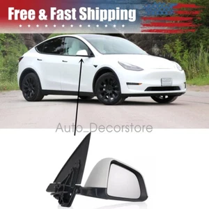 Right Side Mirror 159411200C For Tesla Model Y 2020-2023 Power Folding Heated - Picture 1 of 10