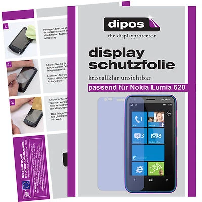 2x Screen Protector for Nokia Lumia 620 protection guard crystal clear - Image 1 of 3