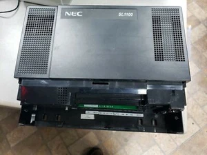 NEC SL1100 Phone System Base Cabinet 8 Extensions w/ voicemaiI P4WW-CFVMS- card - Picture 1 of 11