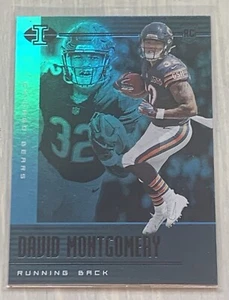 David Montgomery - 2019 Illusions Football SAPPHIRE TROPHY COLLECTION ROOKIE #91 - Picture 1 of 3