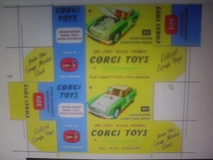 CORGI REPRO REPLICA  BOX ONLY ASTON MARTIN COMPETITION - Picture 1 of 1