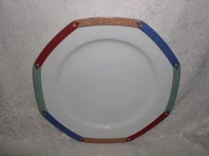 Plato de cena óptico de diamantes Christopher Stuart - Imagen 1 de 3