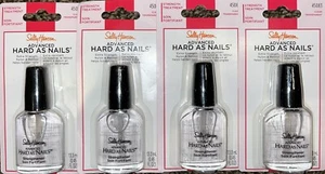 *4 PACK* Sally Hansen ADVANCED Hard as Nails CLEAR 45083 FAST FREE SHIP - Picture 1 of 1