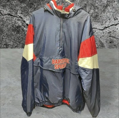 Starter Black Label Barstool Sports Puffer Jacket Navy Blue Men's 2XL RARE! - Image 1 of 3