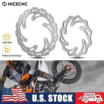 Front & Rear Brake Disc Rotor For Husqvarna FE TE TX FC FX TC125-501 2014-2022 - Image 1 of 4