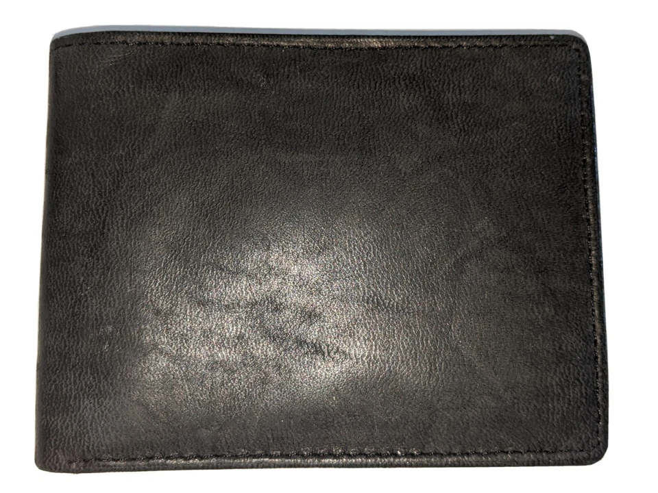 Van Heusen Leather Billfold Wallet, Black - Image 1 of 4