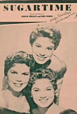 Sheet Music Sugartime recorded The Maguire Sisters Coral Records 1956      PA-13 - Image 1 of 4