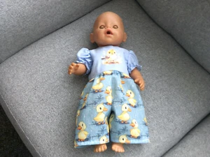 dolls handmade dungarees fits 17-18 " doll or reborn doll not included - Picture 1 of 1