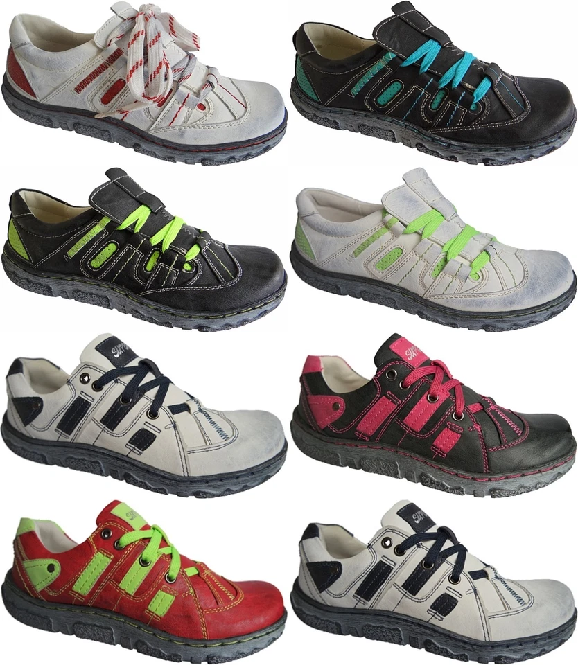 MARKENLOS Damen Freizeit Halbschuhe Schuhe Sneakers Slipper Gr.36 - 41 Art.-Nr.704