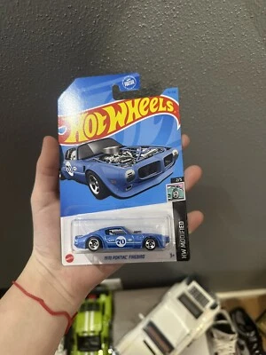 2023 Hot Wheels Blue 1970 Pontiac Firebird HW Modified #18 - Image 1 of 2