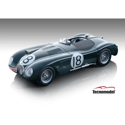 TM18-290B Tecnomodel: 1/18 JAGUAR TIPO C #18 GANADOR 24 Horas de Le Mans 1953 Foto 1 de 4