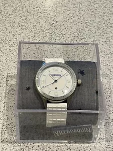 Vilebrequin Unisex Stripped 43mm Watch Scuba In White - Picture 1 of 10