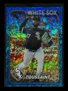 2024 Topps Series 2 - Touki Toussaint #385 Blue Foil /999 Chicago WHITESOX - Picture 1 of 4