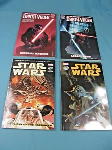 4-Lot TPB Star Wars Vol 1-2-4-5 Darth Vader Harbinger Yoda ~ALL ARE NEW~ Marvel - Picture 1 of 5