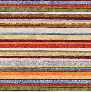 Gestreifte Pilze Pilz Fanclub orange Quilt Nähen Stoff MICHAEL MILLER - Bild 1 von 1