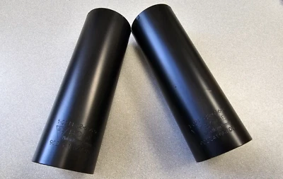 2 EXCELLENT ORIGINAL BOGE PORSCHE 912 SWB FRONT STRUT UPPER TUBE COVERS NLA #2 - Изображение 1 из 4